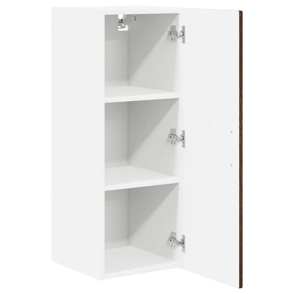 Wall Cabinet PORTO Brown Oak 30 x 31 x 80 cm Engineered Wood