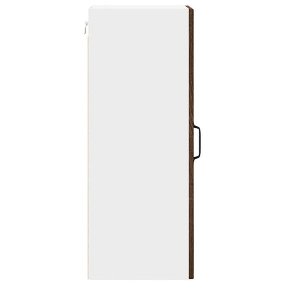 Wall Cabinet PORTO 2 pcs Brown Oak 30 x 31 x 80 cm