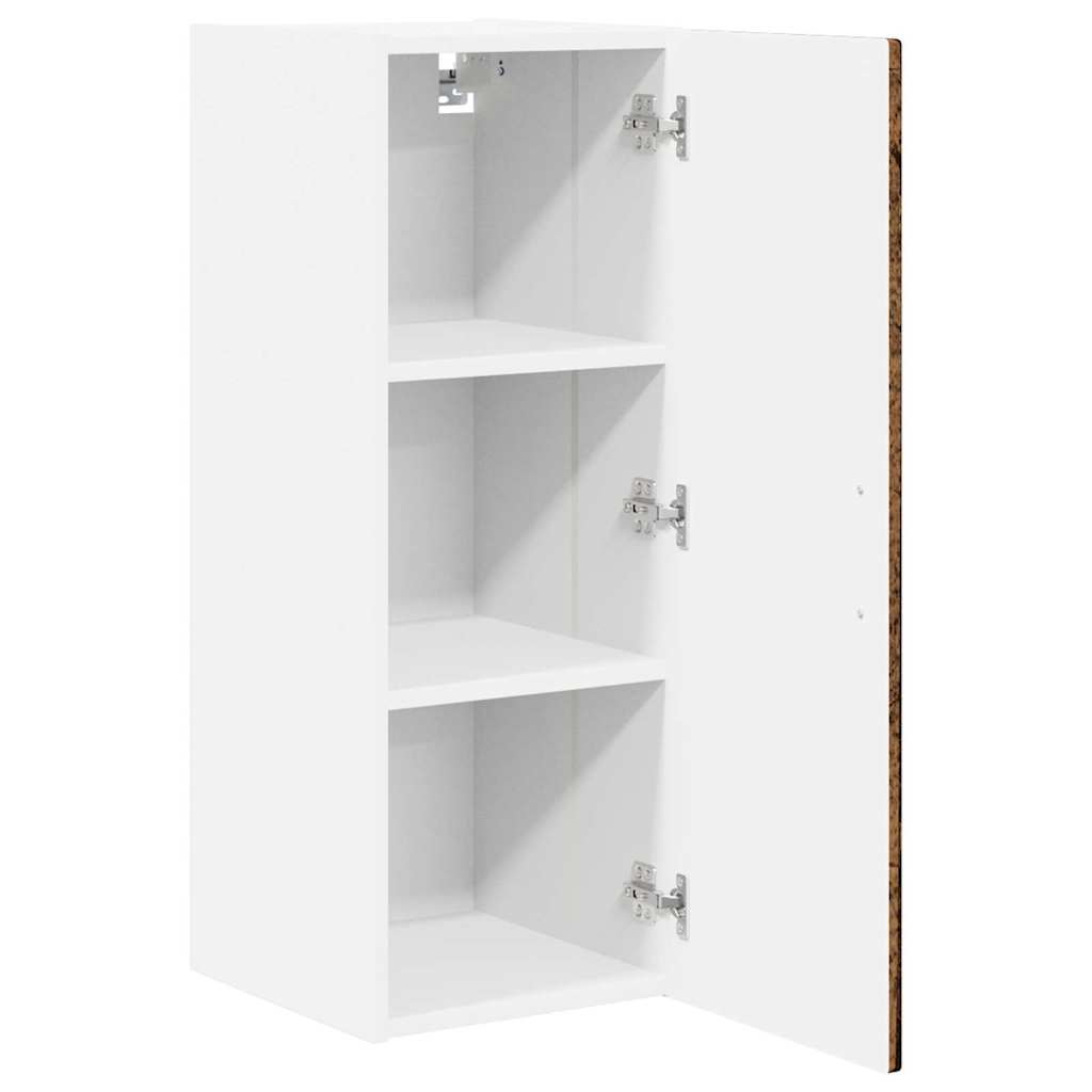 Wall Cabinet PORTO Old Wood 30 x 31 x 80 cm Engineered Wood