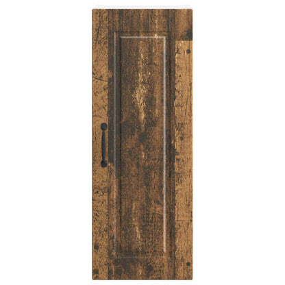 Wall Cabinet PORTO 2 pcs Old Wood 30 x 31 x 80 cm