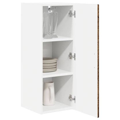 Wall Cabinet PORTO 2 pcs Old Wood 30 x 31 x 80 cm