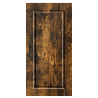 Wall Cabinet PORTO Smoked Oak 40 x 31 x 80 cm Engineered Wood