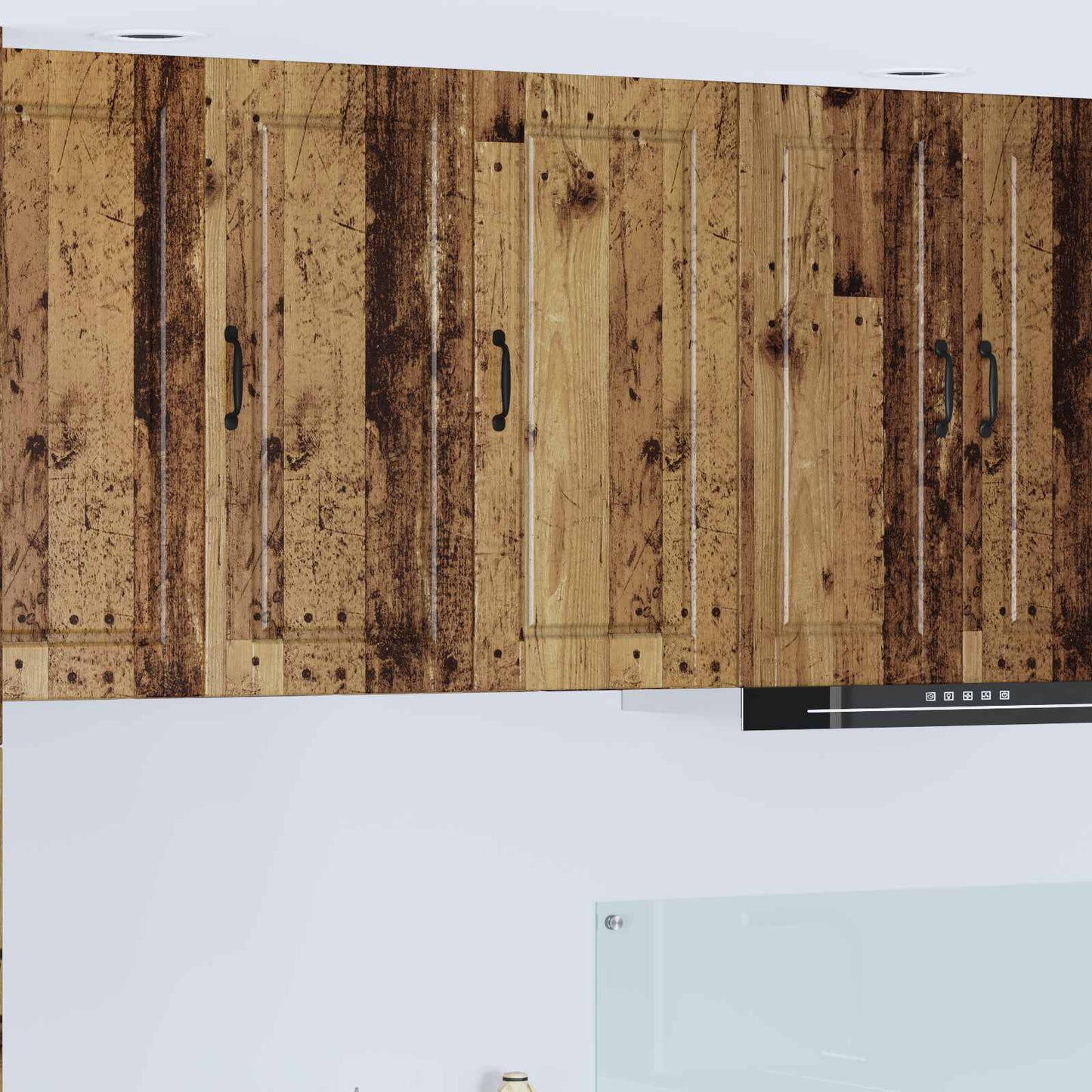 Wall Cabinet PORTO Old Wood 40 x 31 x 80 cm Engineered Wood
