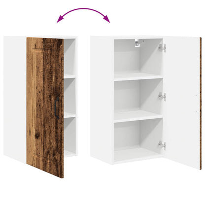 Wall Cabinet PORTO Old Wood 40 x 31 x 80 cm Engineered Wood