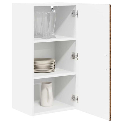 Wall Cabinet PORTO Old Wood 40 x 31 x 80 cm Engineered Wood