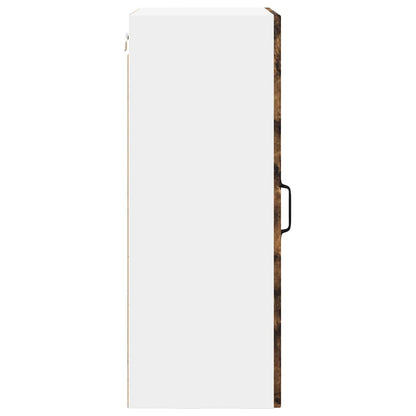Wall Cabinet PORTO Smoked Oak 50 x 31 x 80 cm Engineered Wood