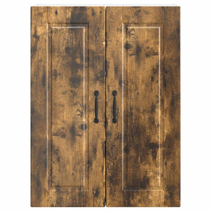 Wall Cabinet PORTO Smoked Oak 60 x 31 x 80 cm Engineered Wood
