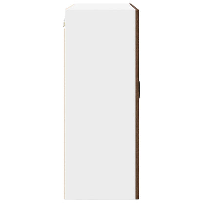 Wall Cabinet PORTO Brown Oak 80 x 31 x 80 cm Engineered Wood