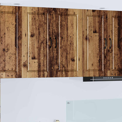 Wall Cabinet PORTO Old Wood 80 x 31 x 80 cm Engineered Wood