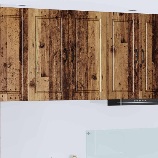 Wall Cabinet PORTO Old Wood 80 x 31 x 80 cm Engineered Wood