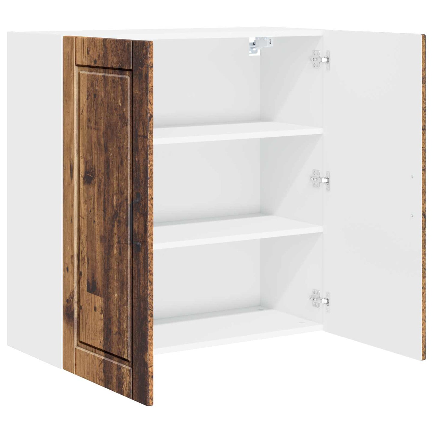 Wall Cabinet PORTO Old Wood 80 x 31 x 80 cm Engineered Wood
