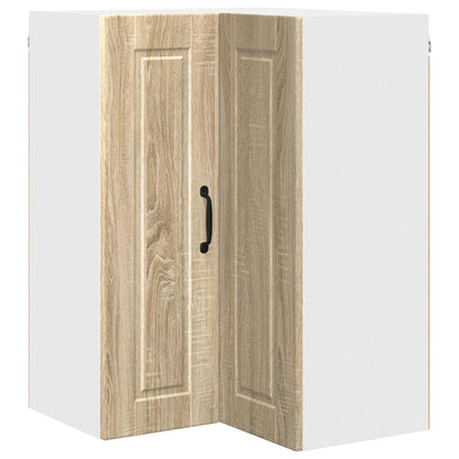 Wall Corner Cabinet PORTO Sonoma Oak 57 x 57 x 80 cm