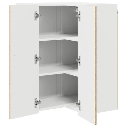Wall Corner Cabinet PORTO Sonoma Oak 57 x 57 x 80 cm