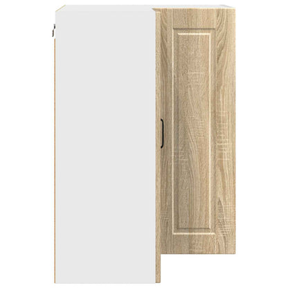 Wall Corner Cabinet PORTO Sonoma Oak 57 x 57 x 80 cm