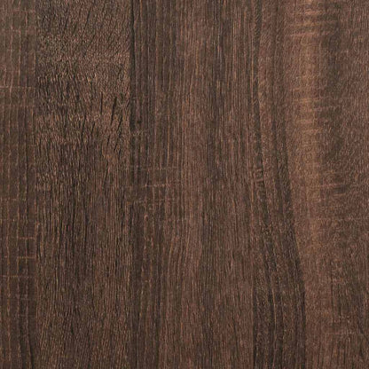 Wall Glass Cabinet PORTO Brown Oak 60 x 31 x 80 cm