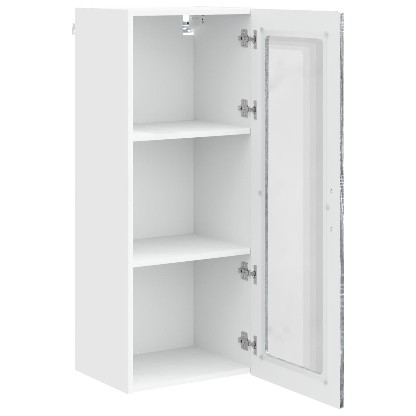 Wall Glass Cabinet PORTO Grey Sonoma 40 x 31 x 100 cm