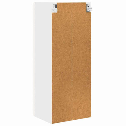 Wall Glass Cabinet PORTO Brown Oak 40 x 31 x 100 cm