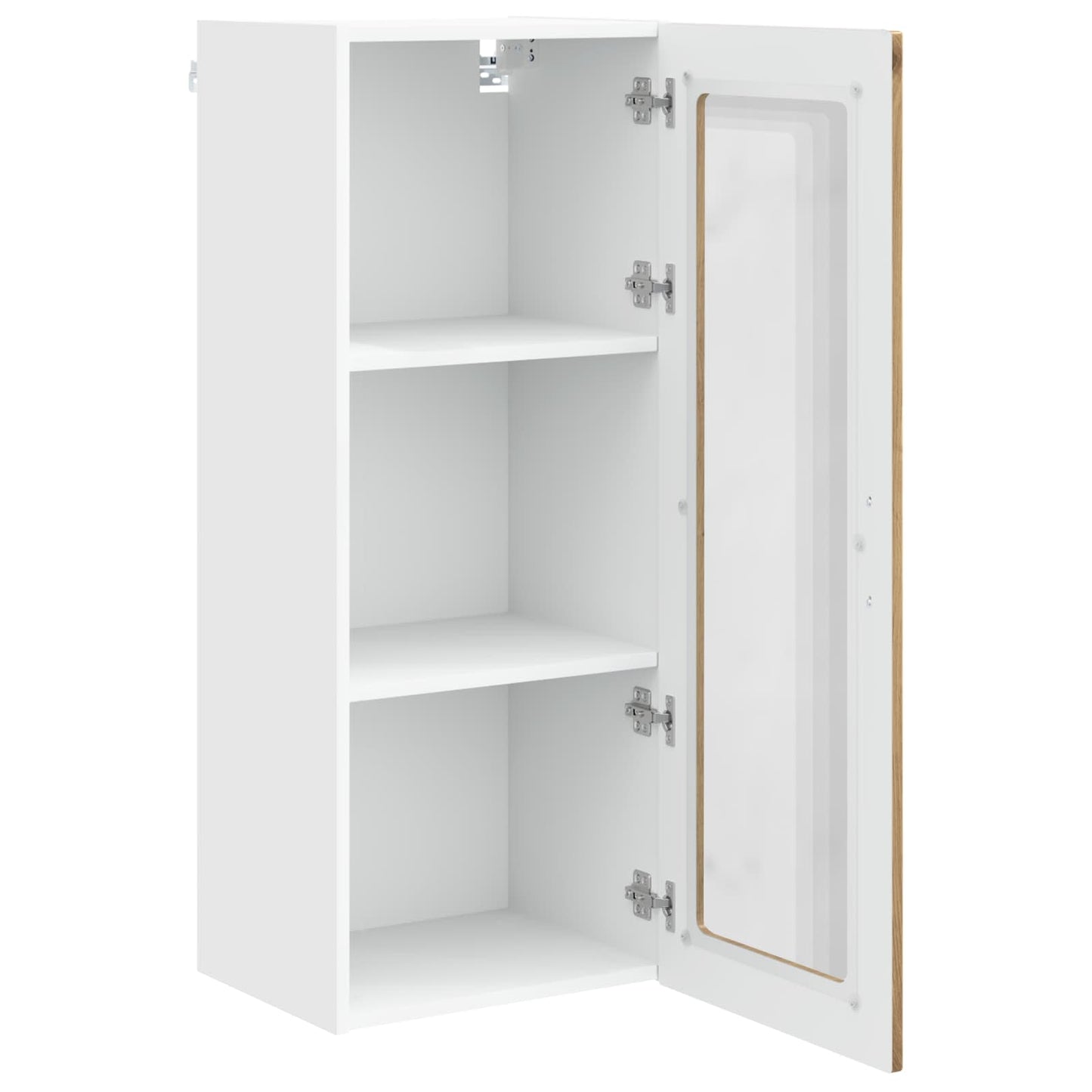 Wall Glass Cabinet PORTO Artisan Oak 40 x 31 x 100 cm