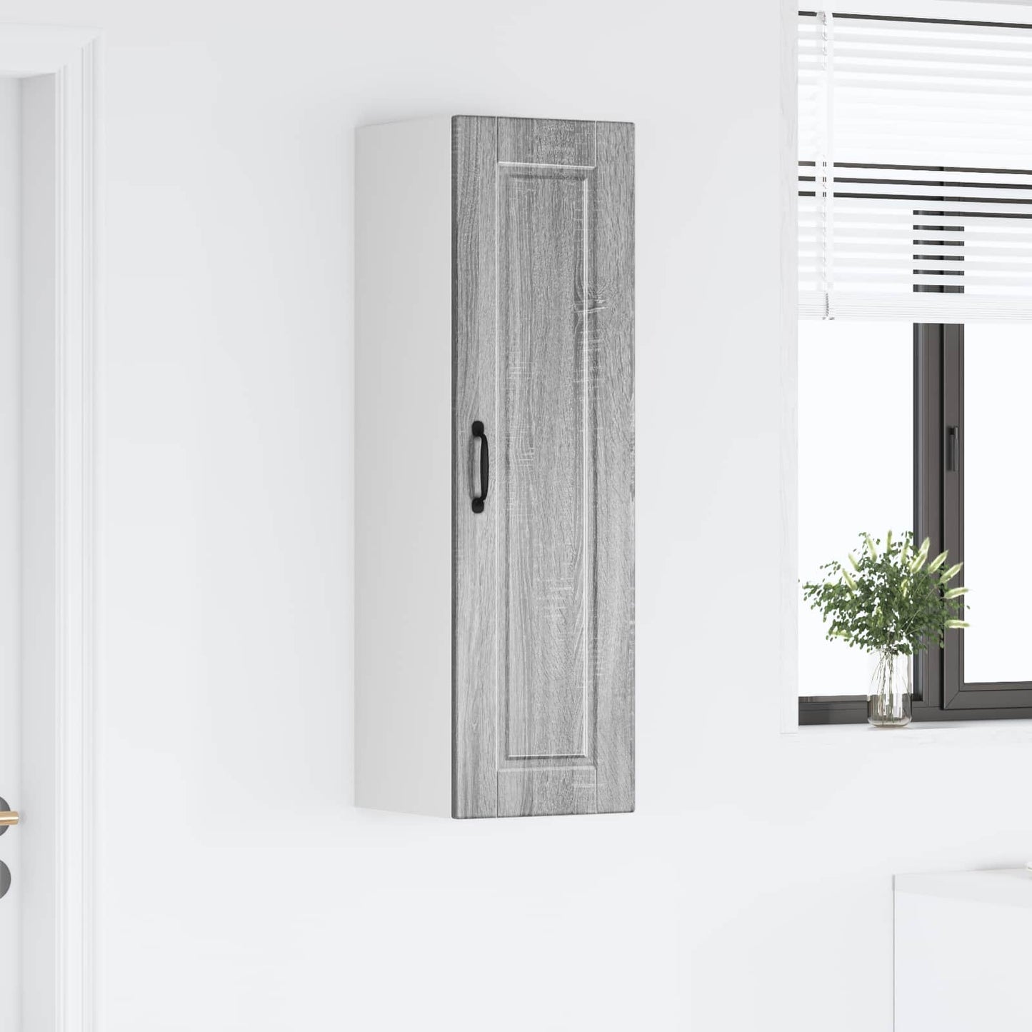 Wall Cabinet PORTO Grey Sonoma 30 x 31 x 100 cm Engineered Wood