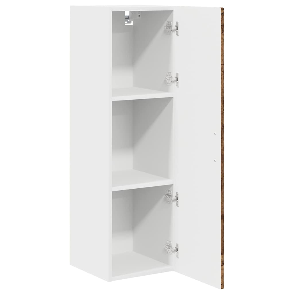Wall Cabinet PORTO Old Wood 30 x 31 x 100 cm Engineered Wood