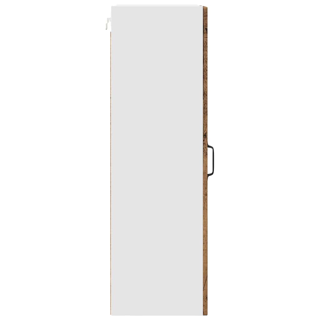 Wall Cabinet PORTO Old Wood 30 x 31 x 100 cm Engineered Wood