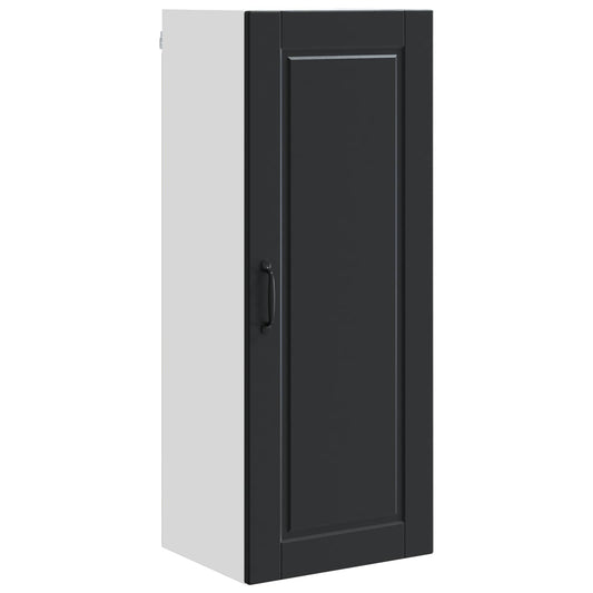 Wall Cabinet PORTO Black 40 x 31 x 100 cm Engineered Wood