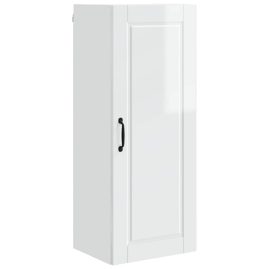 Wall Cabinet PORTO High Gloss White 40 x 31 x 100 cm