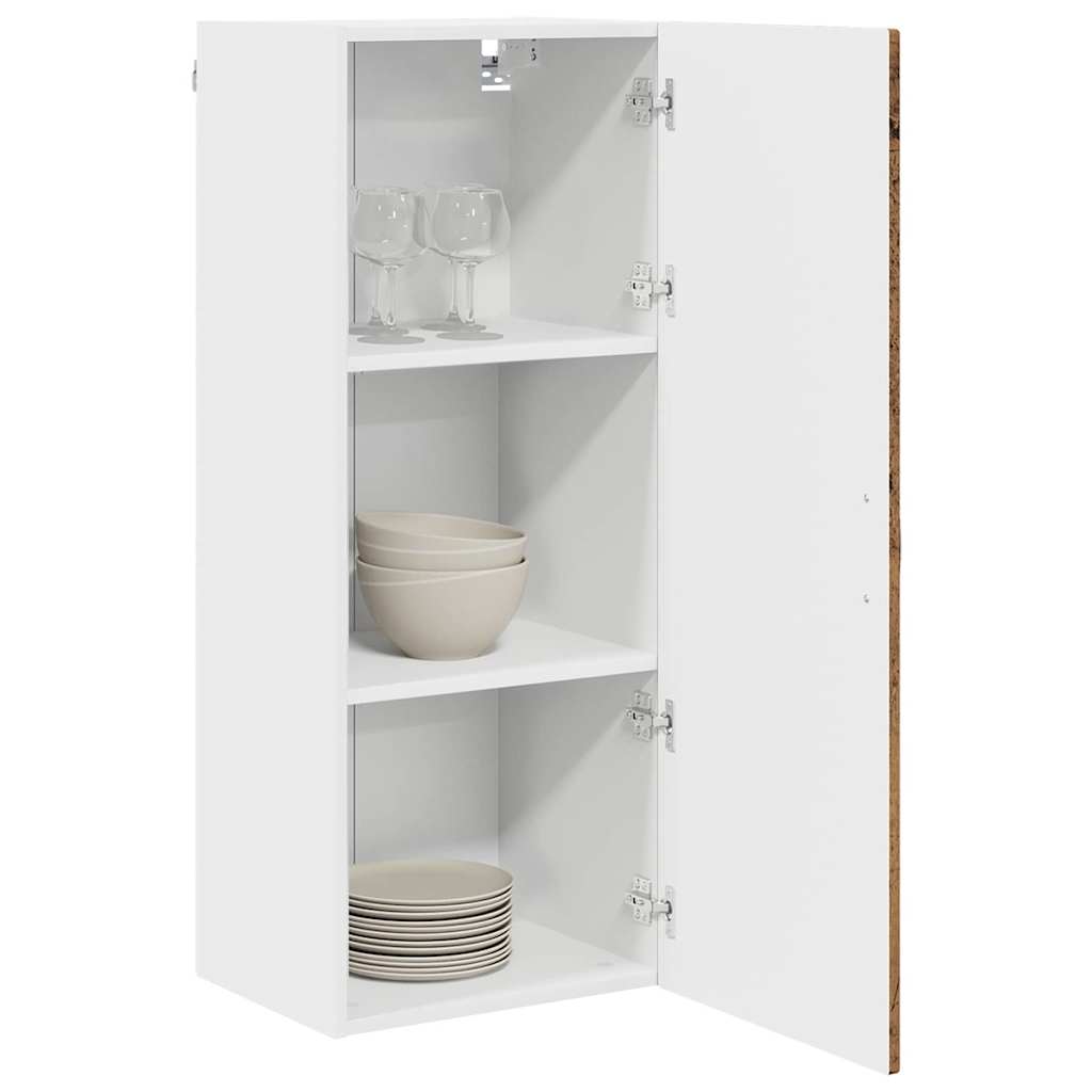 Wall Cabinet PORTO Old Wood 40 x 31 x 100 cm Engineered Wood