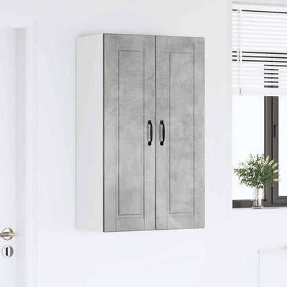 Wall Cabinet PORTO Concrete Grey 60 x 31 x 100 cm