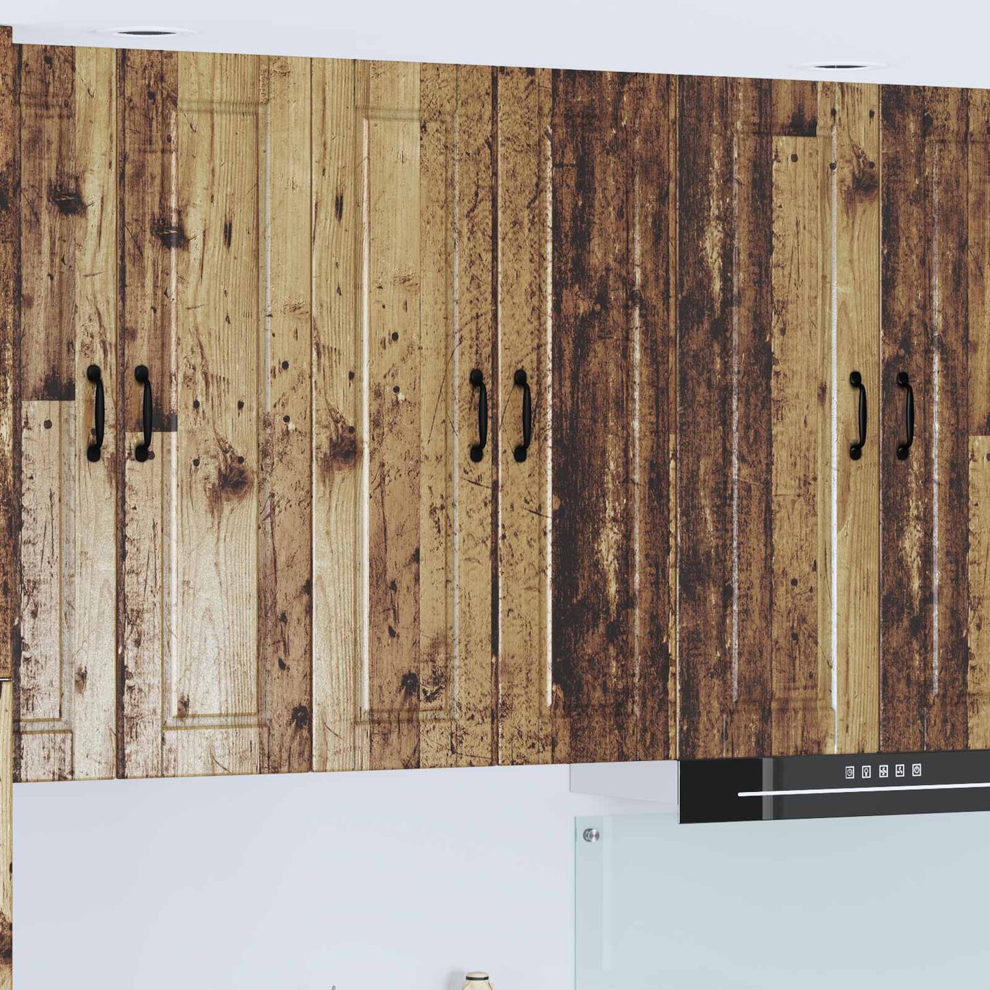 Wall Cabinet PORTO Old Wood 60 x 31 x 100 cm Engineered Wood