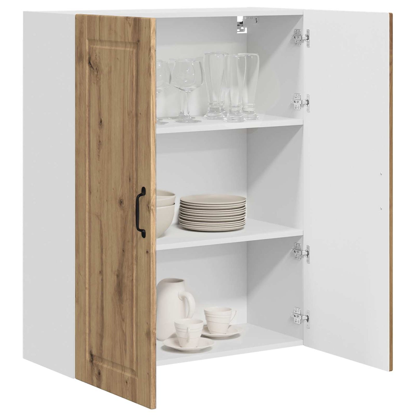 Wall Cabinet PORTO Artisan Oak 80 x 31 x 100 cm Engineered Wood