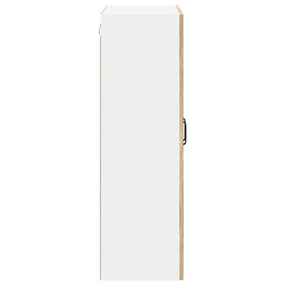 Wall Glass Cabinet PORTO Sonoma Oak 60 x 31 x 100 cm
