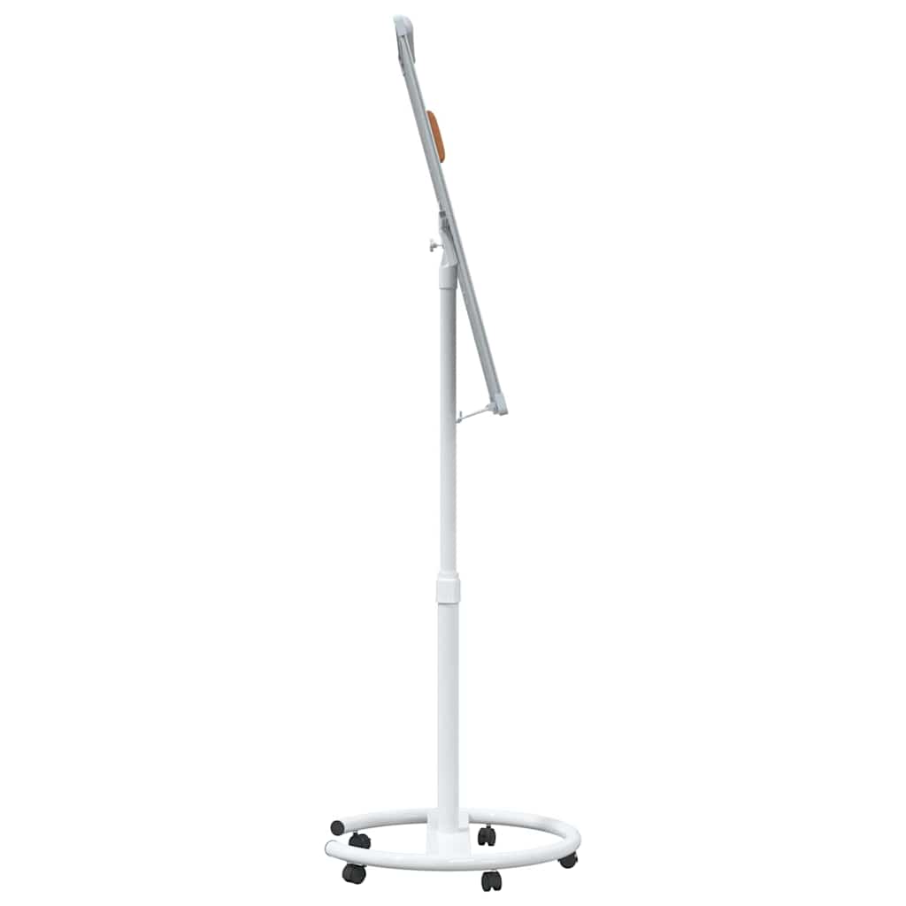 Magnetic Whiteboard Grey and White 62 x 62.5 x 197 cm EPS