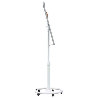 Magnetic Whiteboard Grey and White 62 x 62.5 x 197 cm EPS