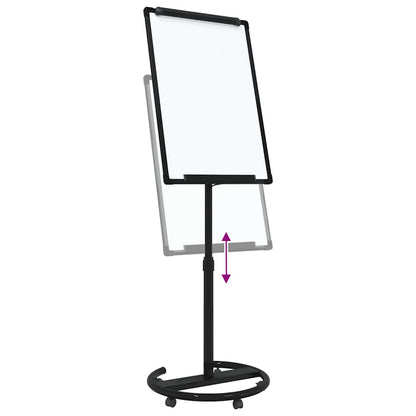 Magnetic Whiteboard Black and White 62 x 62.5 x 197 cm EPS