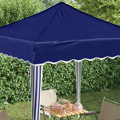 Pop-up Party Tent 195 x 195 x 245 cm Blue Oxford Fabric
