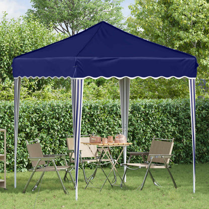 Pop-up Party Tent 195 x 195 x 245 cm Blue Oxford Fabric