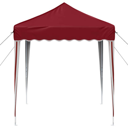 Pop-up Party Tent 195 x 195 x 245 cm Burgundy Oxford Fabric