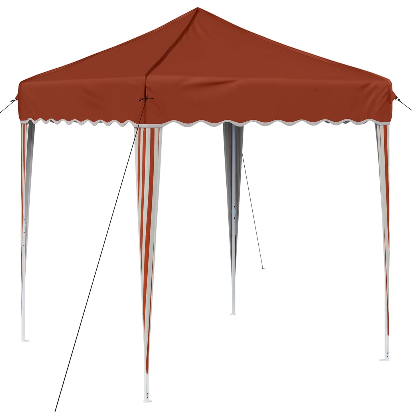 Pop-up Party Tent 195 x 195 x 245 cm Terracotta Oxford Fabric