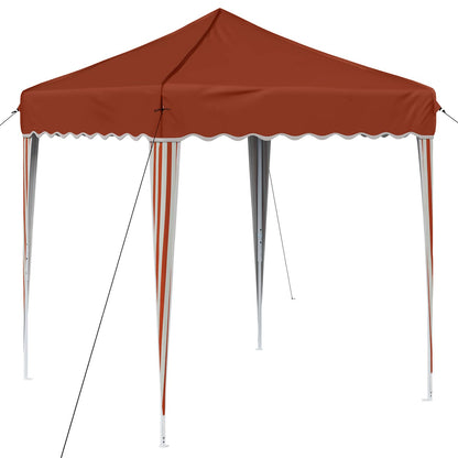 Pop-up Party Tent 195 x 195 x 245 cm Terracotta Oxford Fabric