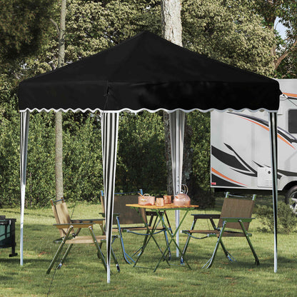 Pop-up Party Tent 195 x 195 x 245 cm Black Oxford Fabric