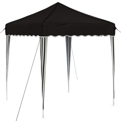 Pop-up Party Tent 195 x 195 x 245 cm Black Oxford Fabric
