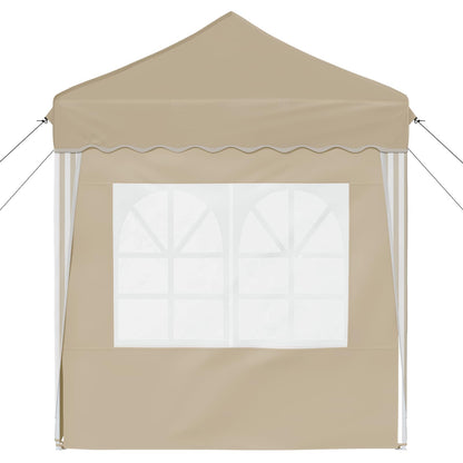 Pop-up Party Tent 195 x 195 x 245 cm Cream Oxford Fabric