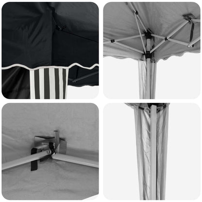 Pop-up Party Tent 195 x 195 x 245 cm Anthracite Oxford Fabric