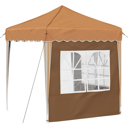 Pop-up Party Tent 195 x 195 x 245 cm Beige Oxford Fabric