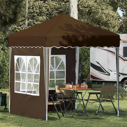 Pop-up Party Tent 195 x 195 x 245 cm Taupe Oxford Fabric