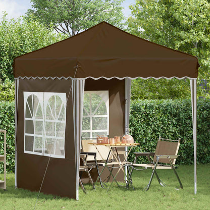 Pop-up Party Tent 195 x 195 x 245 cm Taupe Oxford Fabric