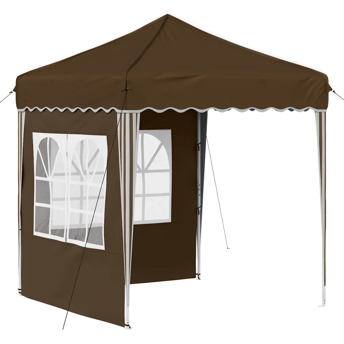 Pop-up Party Tent 195 x 195 x 245 cm Taupe Oxford Fabric