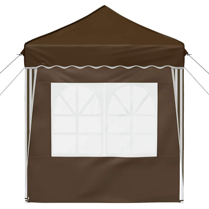Pop-up Party Tent 195 x 195 x 245 cm Taupe Oxford Fabric