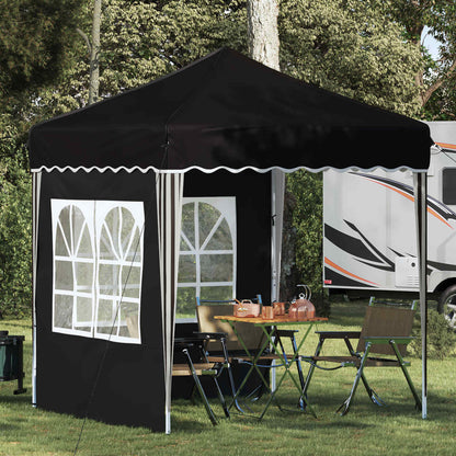Pop-up Party Tent 195 x 195 x 245 cm Black Oxford Fabric